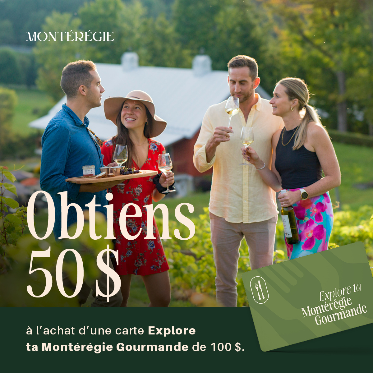 Carte Explore ta Montérégie gourmande